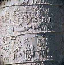 Scene from Trajan's column, showing the Dacian wars, 2nd century