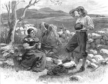 Scene from "Urith: A Tale of Dartmoor", By Sabine Baring Gould, M. A., 1890. Creator: Frank Dadd