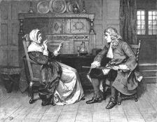 Scene from "Urith: A Tale of Dartmoor", By Sabine Baring Gould, M. A., 1890. Creator: Frank Dadd