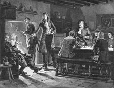 Scene from "Urith: A Tale of Dartmoor", By Sabine Baring Gould, M. A., 1890. Creator: Frank Dadd