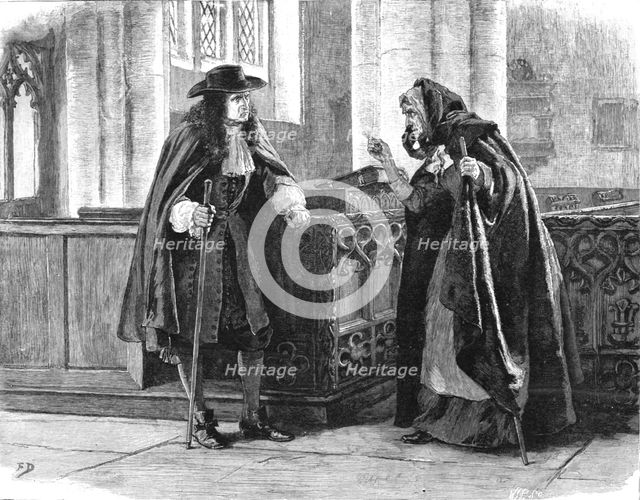 Scene from "Urith: A Tale of Dartmoor", By Sabine Baring Gould, M. A., 1890. Creator: Frank Dadd.