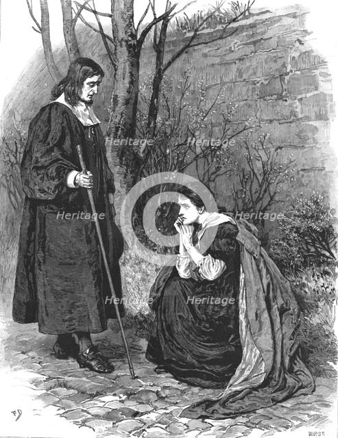 Scene from "Urith: A Tale of Dartmoor", By Sabine Baring Gould, M. A., 1890. Creator: Frank Dadd.