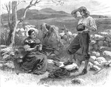 Scene from "Urith: A Tale of Dartmoor", By Sabine Baring Gould, M. A., 1890. Creator: Frank Dadd