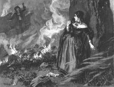 Scene from "Urith: A Tale of Dartmoor", By Sabine Baring-Gould, MA, 1890. Creator: Frank Dadd