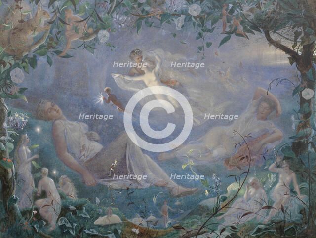 Scene from A Midsummer Night's Dream , 1873. Creator: Simmons, John (1823-1876).