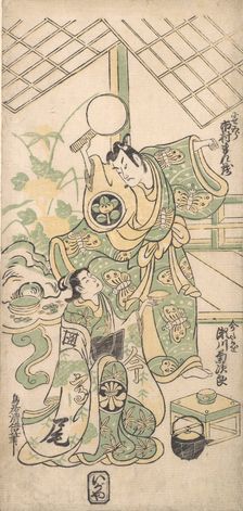Scene from a Modified Soga Play, ca. 1745., ca. 1745. Creator: Torii Kiyomasu I