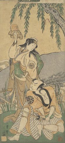 Scene from a Drama, 1769. Creator: Ippitsusai Buncho