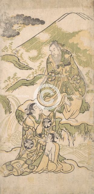 Scene from a Drama, ca. 1749. Creator: Torii Kiyonobu I.