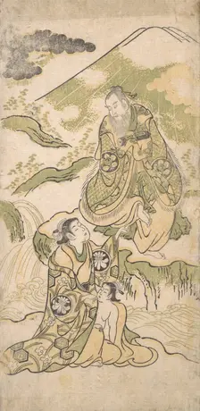 Scene from a Drama, ca. 1749. Creator: Torii Kiyonobu I