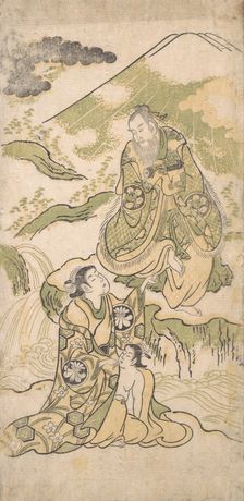 Scene from a Drama, ca. 1749. Creator: Torii Kiyonobu I