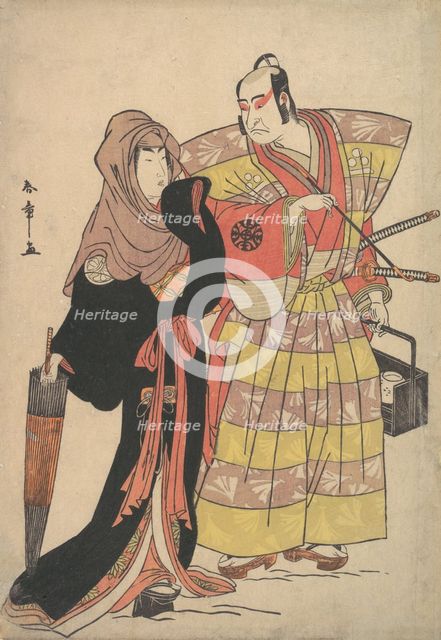 Scene from a Drama, ca. 1778. Creator: Shunsho.