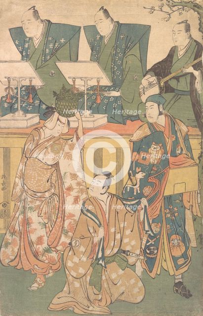 Scene from a Drama, ca. 1788. Creator: Torii Kiyonaga.