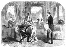Scene from "A Hero of Romance," at the Haymarket Theatre, 1868. Creator: Unknown
