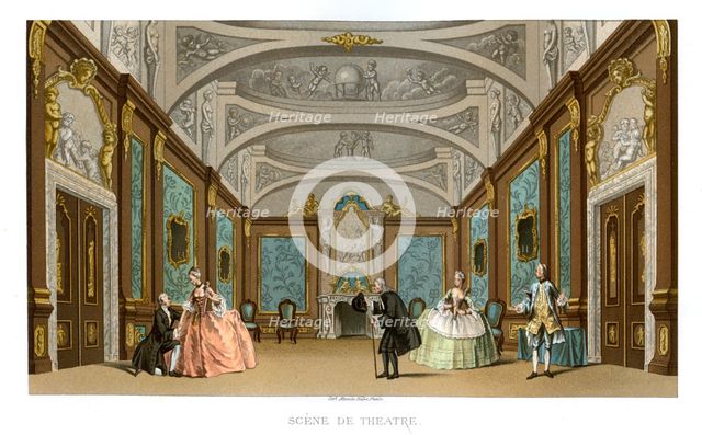 Scene from a play, (1885).Artist: Charpentier