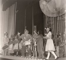 Scene from a Rowntree's employees performance of The Wizard of Oz, 1966