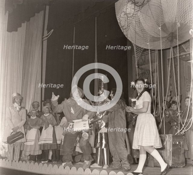 Scene from a Rowntree's employees' performance of The Wizard of Oz, 1966. Artist: Unknown