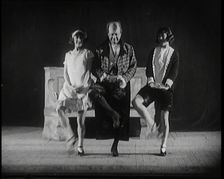 Scene from a Stage Show: the Dolly Sisters Dancing on Stage, 1920s. Creator: British Pathe Ltd