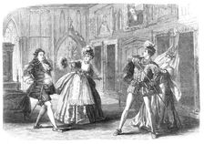 Scene from "Ages Ago," at the Gallery of Illustration, 1870. Creator: Unknown