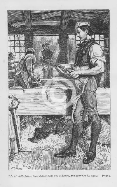 Scene from Adam Bede by George Eliot, c1885. Artist: William Small