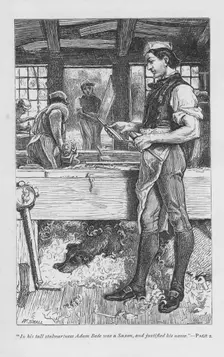 Scene from Adam Bede by George Eliot, c1885. Artist: William Small