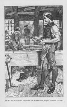 Scene from Adam Bede by George Eliot, c1885. Artist: William Small