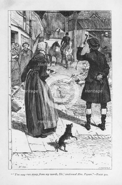 Scene from Adam Bede by George Eliot, c1885. Artist: William Small