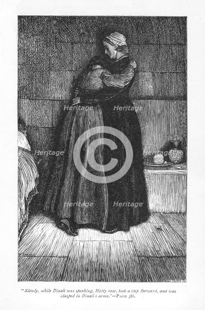 Scene from Adam Bede by George Eliot, c1885. Artist: William Small