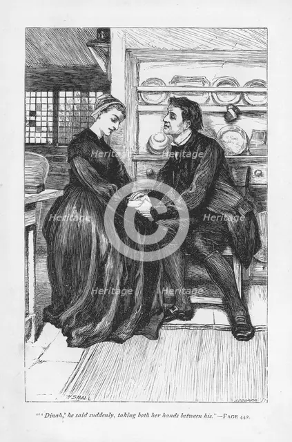 Scene from Adam Bede by George Eliot, c1885. Artist: William Small