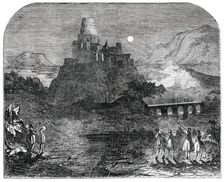 Scene from "Alonzo the Brave and the Fair Imogene", 1850. Creator: Unknown