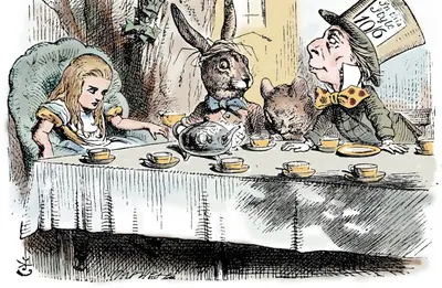 Scene from Alice's Adventures in Wonderland by Lewis Carroll, 1865. Artist: John Tenniel