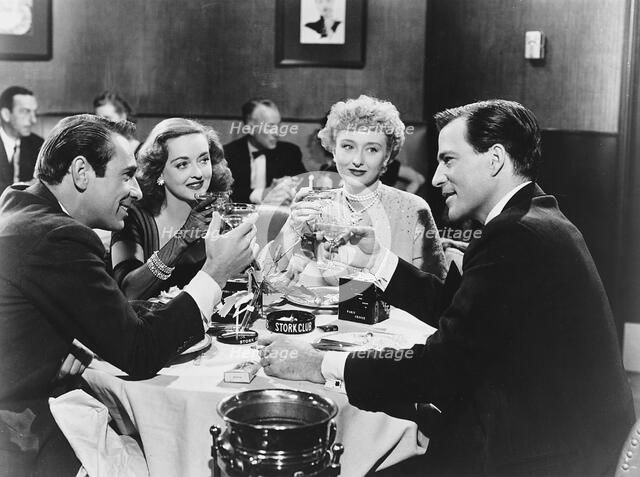 Scene from 'All About Eve', Twentieth Century Fox film, 1950. Artist: Joseph L Mankiewicz