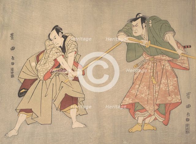Scene from an Unidentified Drama, ca. 1800. Creator: Utagawa Toyokuni I.