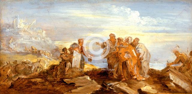 Scene from Ancient History, between c1680 and c1690. Creator: Joseph Parrocel.