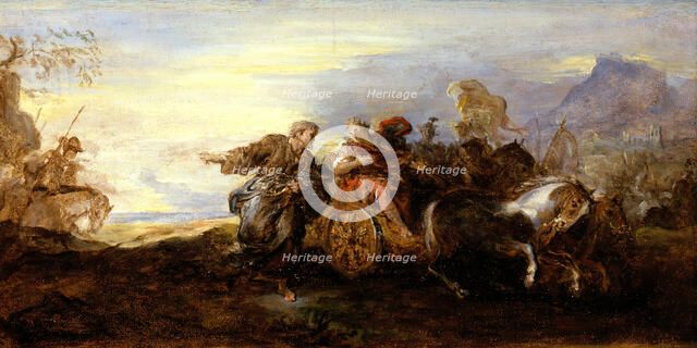 Scene from Ancient History, between c1680 and c1690. Creator: Joseph Parrocel.