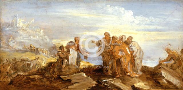 Scene from Ancient History, between c1680 and c1690. Creator: Joseph Parrocel.