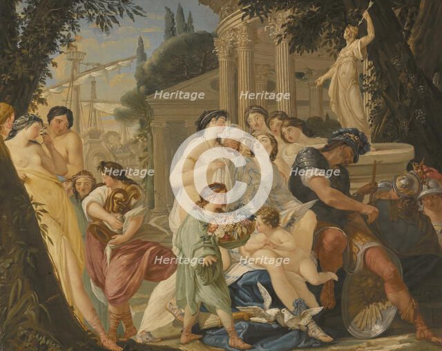 Scene from Antiquity, 1746. Creator: Johan Frederik Horling.