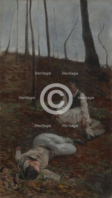 Scene from "Balladyna", between 1888-1892. Creator: Jacek Malczewski.