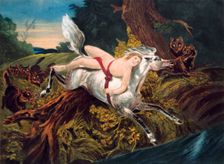 Scene from Byron's poem Mazeppa, c1820. Artist: Anon