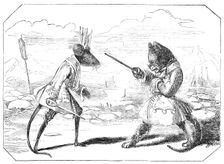Scene from "Cat's Castle", at the Adelphi Theatre, 1844. Creator: Unknown