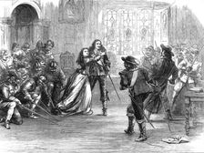 Scene from "Charles I." at the Lyceum Theatre, 1872. Creator: Unknown