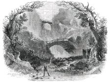 Scene from "Der Freischutz" (The Wolf's Glen), at the Royal Italian Opera, 1850. Creator: Smyth