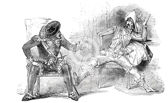 Scene from "Don Caesar de Bazan", at the Princess' Theatre, 1844. Creator: Unknown.