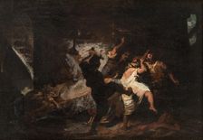 Scene from Don Quijote de la Mancha by M. de Cervantes, 1868-1870