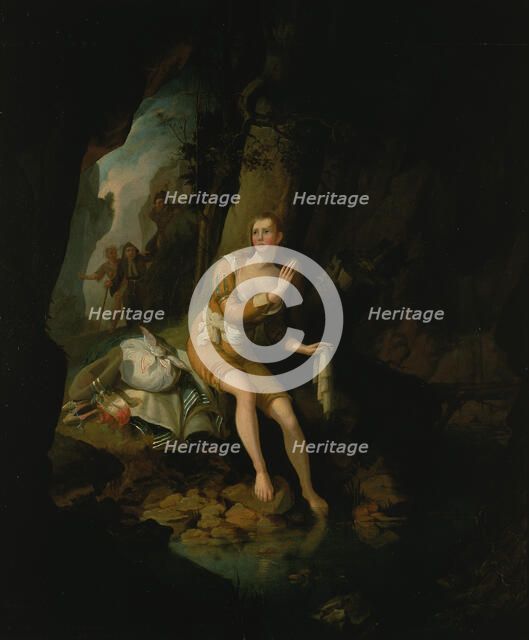 (Scene from Don Quixote), 1816. Creator: John Ritto Penniman.