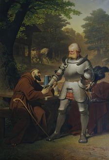 Scene from Goethe's "Götz von Berlichingen", 1864. Creator: Philipp Foltz
