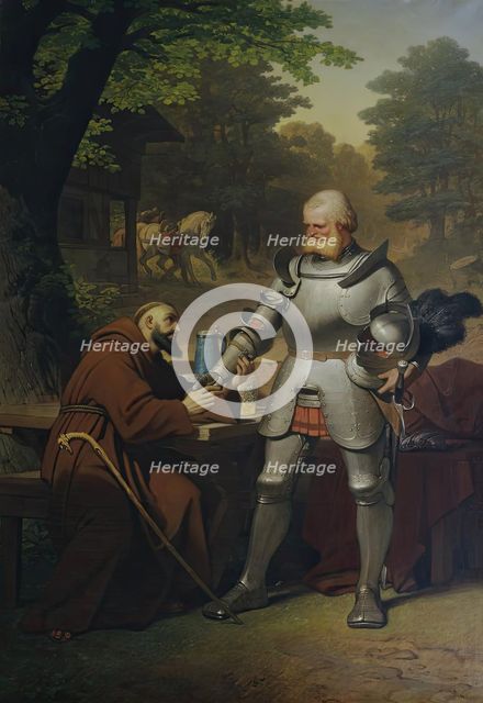 Scene from Goethe's "Götz von Berlichingen", 1864. Creator: Philipp Foltz.
