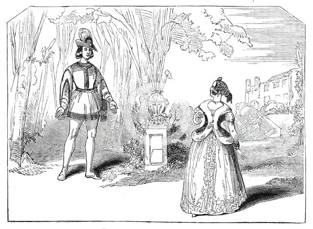 Scene from "Graciosa and Perciney", at the Haymarket Theatre, 1844. Creator: Unknown.