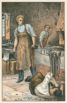 Scene from Great Expectations by Charles Dickens, (London c1870). Artist: Charles Green