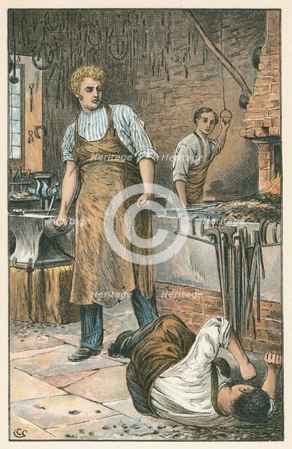 Scene from Great Expectations by Charles Dickens, (London c1870). Artist: Charles Green