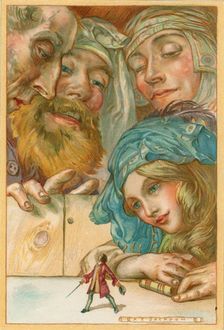 Scene from Gulliver's Travels by Jonathan Swift, 1911. Artist: AE Jackson